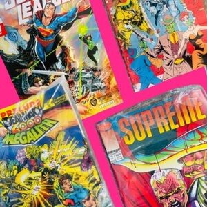 Vintage Comic Book Set - Justice League, Supreme, Prelude Deathwatch